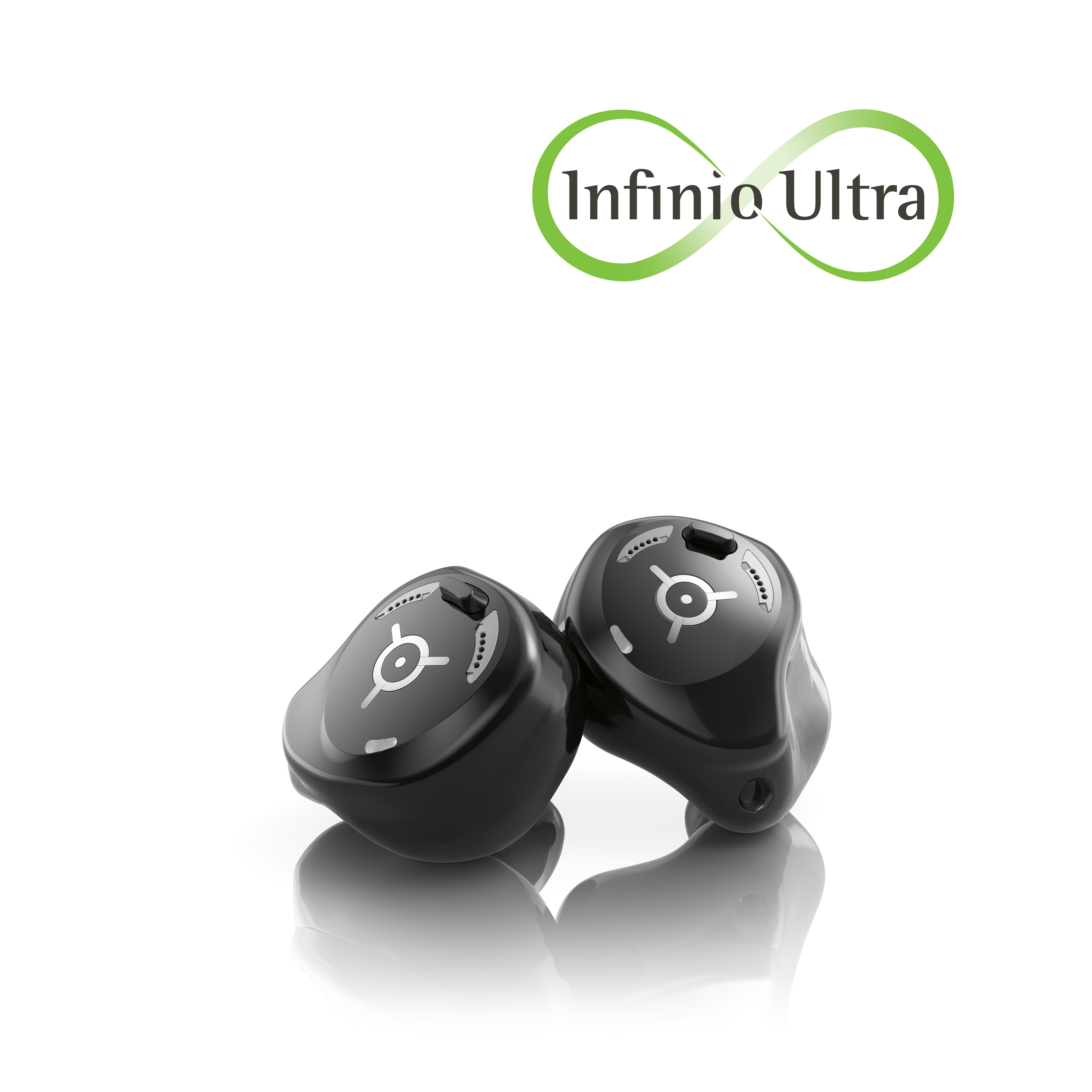 Aparelho auditivo Phonak Virto Infinio intracanal, praticamente invisível